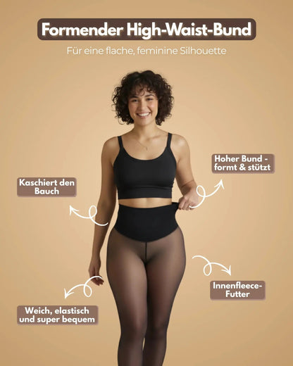 Fleecegefütterte Strumpfhose – warm & formend